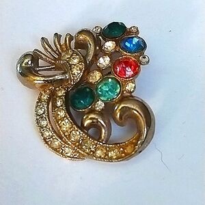VTG 🎀 Gorgeous Rhinestone Brooch